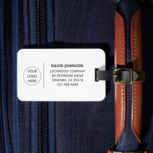 Etiqueta De Bagagem Nome de Logotipo Personalizado Empresa