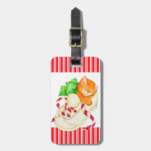 Etiqueta De Bagagem Nome do gato endereço da bagagem de natal