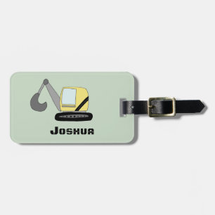 Etiqueta De Bagagem Nome e porta do escavador de digestão de digestão