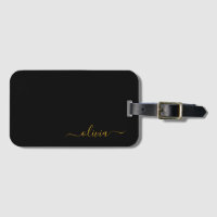 Nome Monograma Moderno de Menina em Script Black G