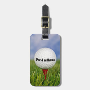 Etiqueta De Bagagem Nome Na Bola Golf