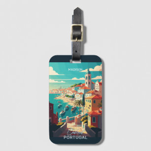 Etiqueta De Bagagem Nome personalizado Cascais Portugal