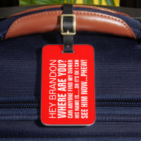 Nome Personalizado Divertido Onde Você Está