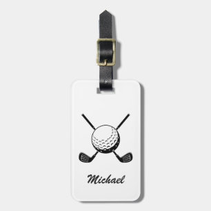 Etiqueta De Bagagem Nome Personalizado Jogador de Golfe Golfer Golfing