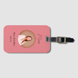Etiqueta De Bagagem Nome Personalizado Minimalista