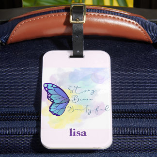 Etiqueta De Bagagem nome personalizado mulheres modernas