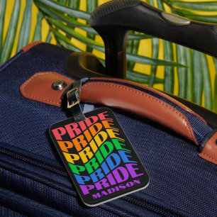 Etiqueta De Bagagem Nome Personalizado Orgulho