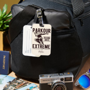Etiqueta De Bagagem nome personalizado PARKOUR