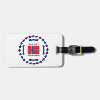 Etiqueta De Bagagem Noruega