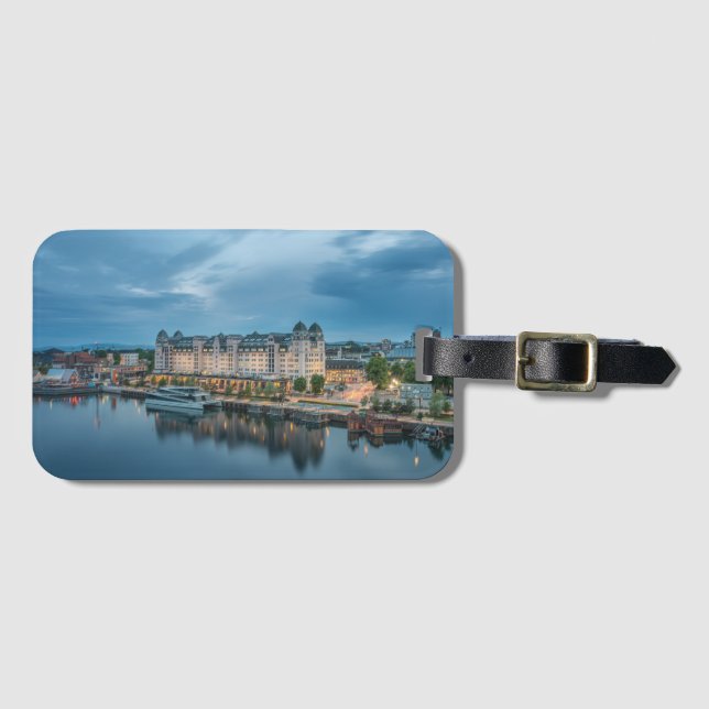 Etiqueta De Bagagem Noruega Oslo (Frente Horizontal)