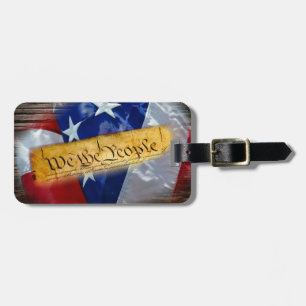Etiqueta De Bagagem Nós Somos A Bandeira Da Pessoas American