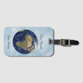 Etiqueta De Bagagem Nosso planeta