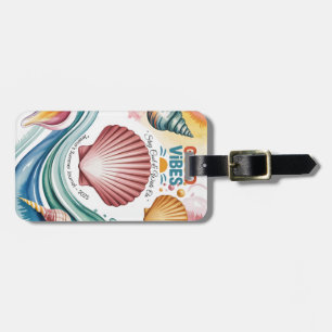 Etiqueta De Bagagem Notebook tropical Summer Vibes
