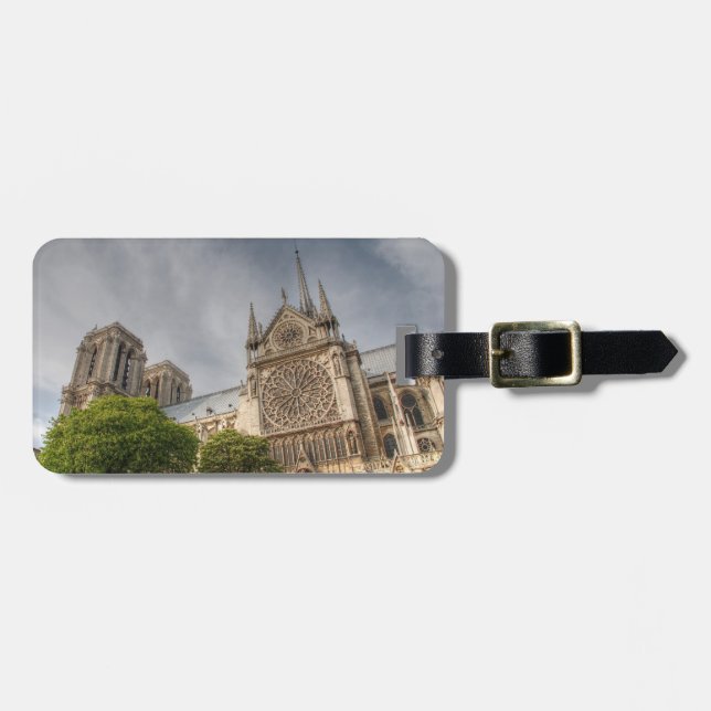 Etiqueta De Bagagem Notre Dame (Frente Horizontal)