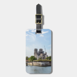 Etiqueta De Bagagem Notre Dame de Paris, o dia após o incêndio em 2019