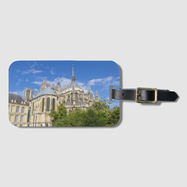 Etiqueta De Bagagem Notre Dame Paris (Frente Horizontal)