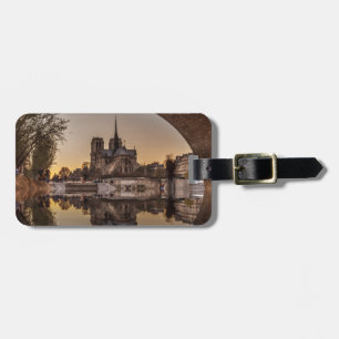 Etiqueta De Bagagem Notre-Dame, Paris, França
