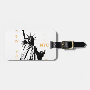 Etiqueta De Bagagem Nova Iorque Ny Nyc Estátua da Liberdade