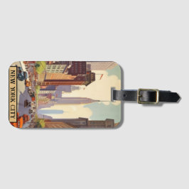 Etiqueta De Bagagem Nova Iorque Poster viagens vintage