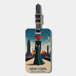 Etiqueta De Bagagem Nova Iorque: Terra das Maravilhas Naturais Tag de
