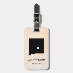 Etiqueta De Bagagem Novo México Mapeia Bagagem, Presente