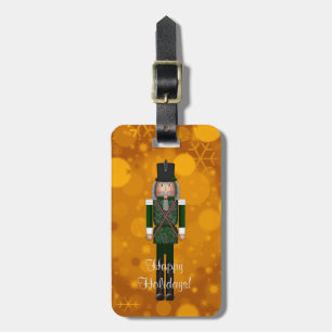 Etiqueta De Bagagem Noz-pirata de Natal,TAG BAG Verde-LUGAGEM