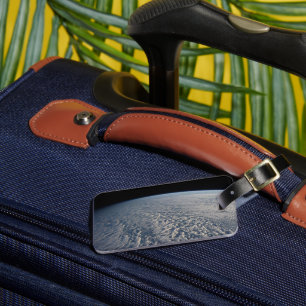 Etiqueta De Bagagem Nuvens De Stratocumulus Acima Do Oceano Pacífico.