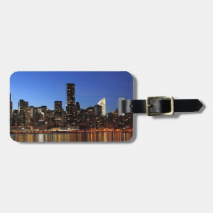 Etiqueta De Bagagem NYC Nova Iorque Manhattan Night
