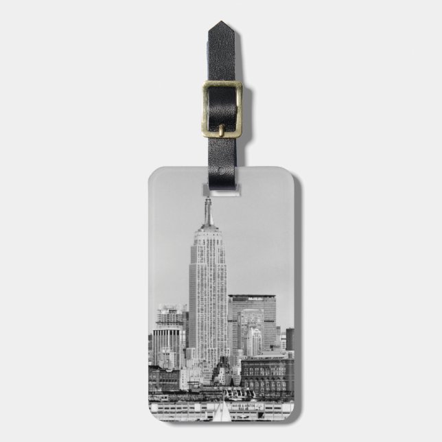 Etiqueta De Bagagem NYC Skyline IV (Frente Vertical)