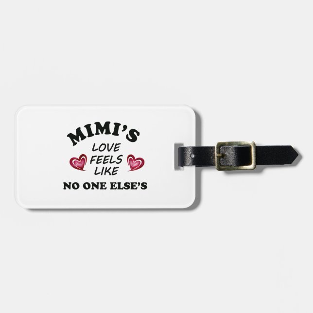 Etiqueta De Bagagem O amor de Mimi (Frente Horizontal)