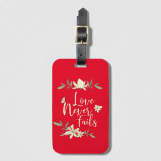 Etiqueta De Bagagem O amor nunca falha a convenção do International de