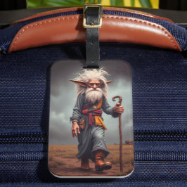 Etiqueta De Bagagem O Assistente do Elf Anunciante