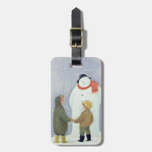 Etiqueta De Bagagem O boneco de neve