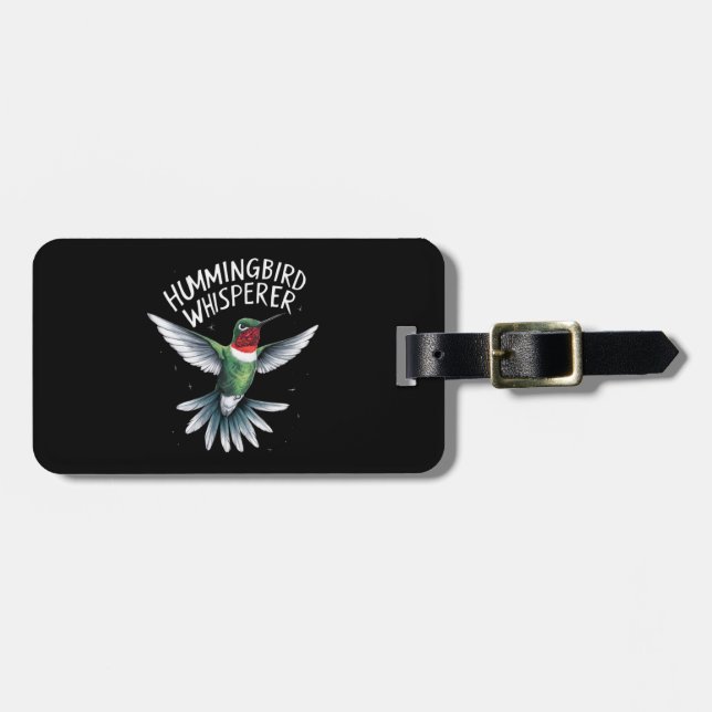 ETIQUETA DE BAGAGEM O BURACO HUMMINGBIRD (Frente Horizontal)