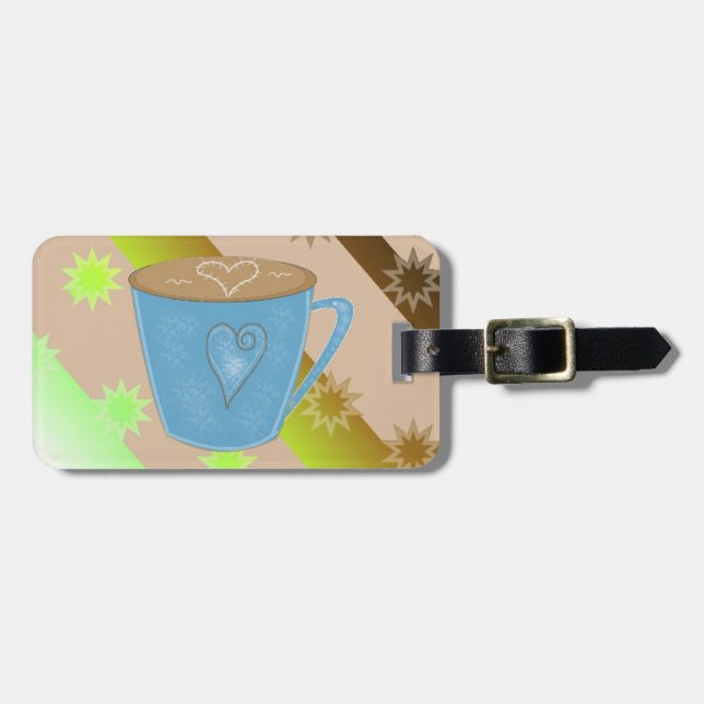 Etiqueta De Bagagem O café é uma Necessidade (Frente Horizontal)