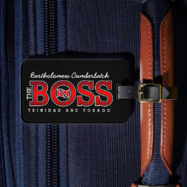 Etiqueta De Bagagem O Chefe Trinidad e Tobago