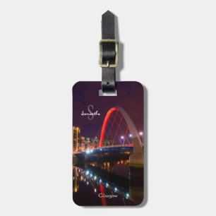 Etiqueta De Bagagem O Clyde Arc, Glasgow, Selo de Bagagem da Escócia