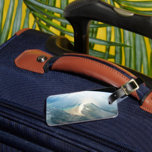 Etiqueta De Bagagem O Delta Do Rio Irrawaddy Na Birmânia (Myanmar).