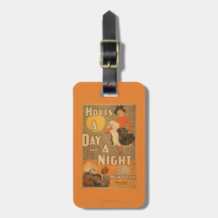 Etiqueta De Bagagem O dia do A de Hoyt e uma noite na Nova Iorque