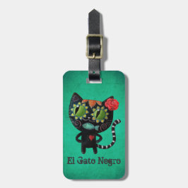 Etiqueta De Bagagem O dia do gato preto inoperante