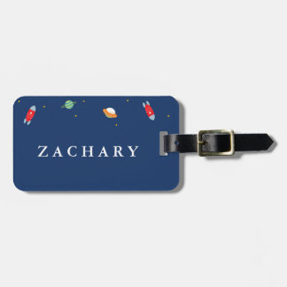 Etiqueta De Bagagem O espaço caçoa o Tag da bagagem