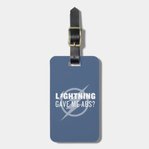 Etiqueta De Bagagem O Flash "O Relâmpago Me Deu Abs?"