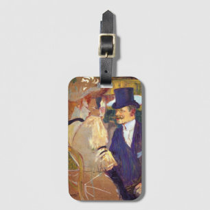Etiqueta De Bagagem O inglês de Toulouse Lautrec, Vintage Art