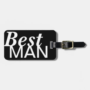 Etiqueta De Bagagem O melhores preto & branco do homem