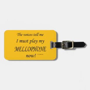 Etiqueta De Bagagem O Mellophone Voices Diz Que Deve Brincar