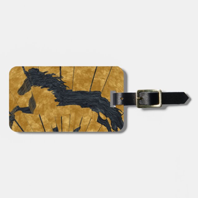 Etiqueta De Bagagem O Ouro islandês (Frente Horizontal)