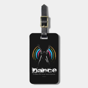 Etiqueta De Bagagem O palco é minhas canvas (a dança)