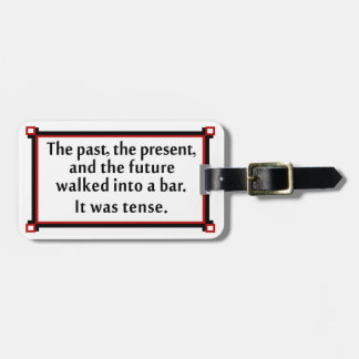 Etiqueta De Bagagem O passado, o presente, e o futuro