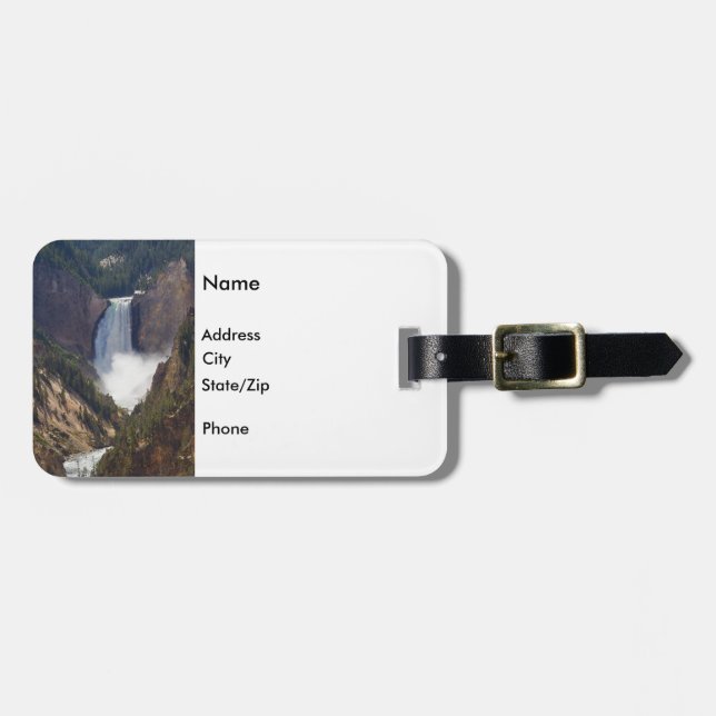Etiqueta De Bagagem O Poder Do Yellowstone (Frente Horizontal)