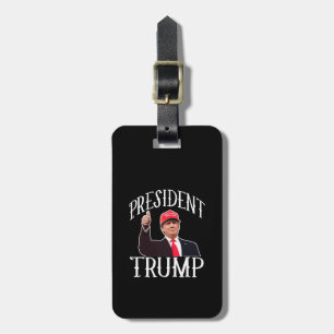 Etiqueta De Bagagem O Presidente Donald Trump Red Hat Assume
